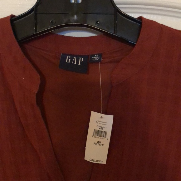 Gap spring mini dress. Rust color - Picture 3 of 3